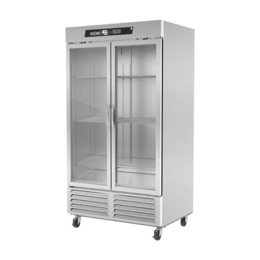 Congelador 2 Puertas de Cristal Asber ARF-37-G-HC