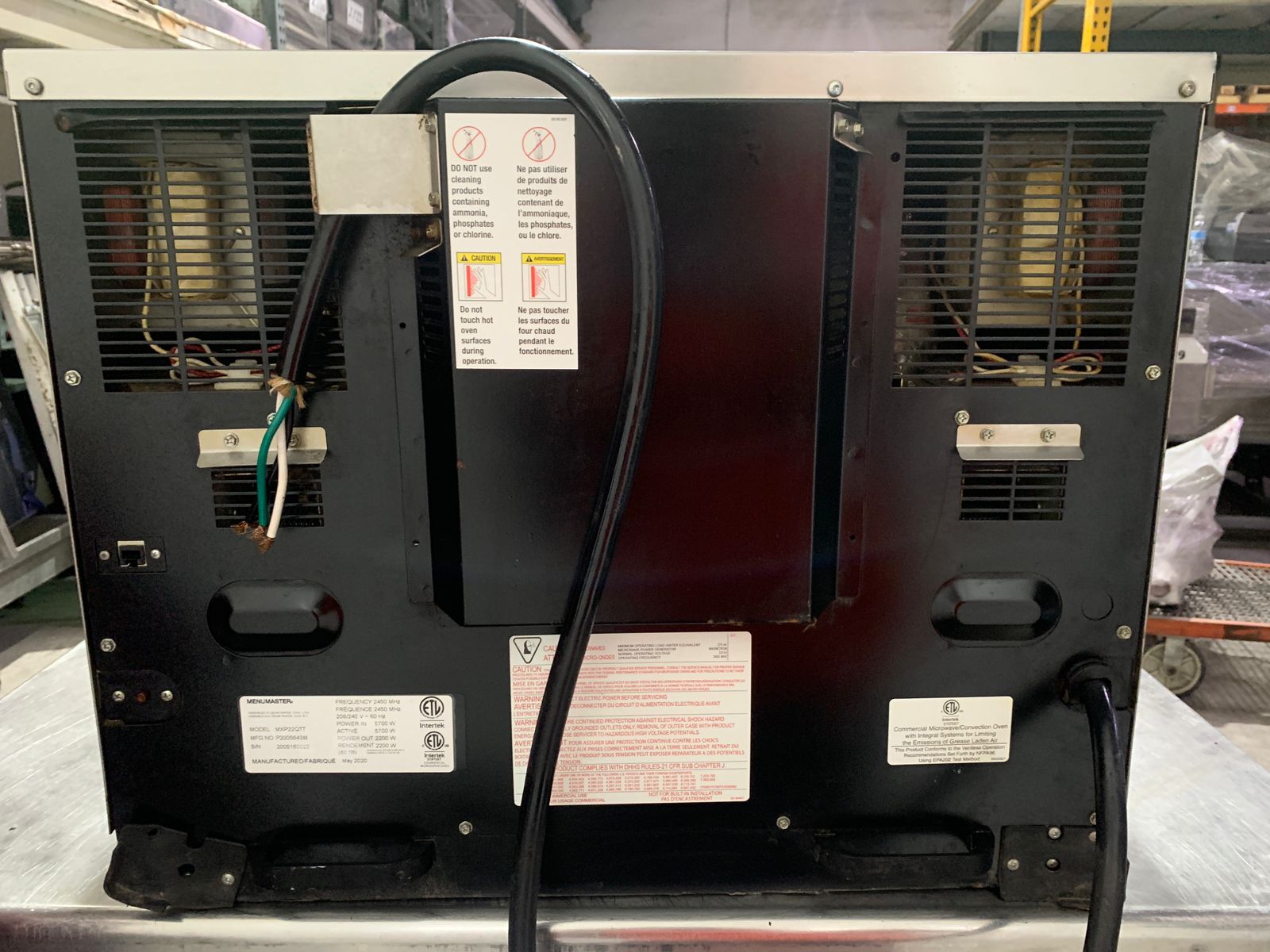 Horno Cormecial Menumaster MXP22QTT (Seminuevo)