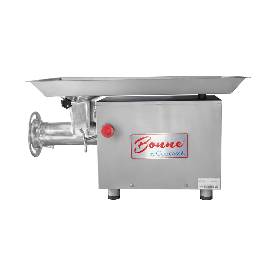 Molino de Carne #32 de Acero Estañado Bonne 3 HP 220 V 1F Sin pedestal