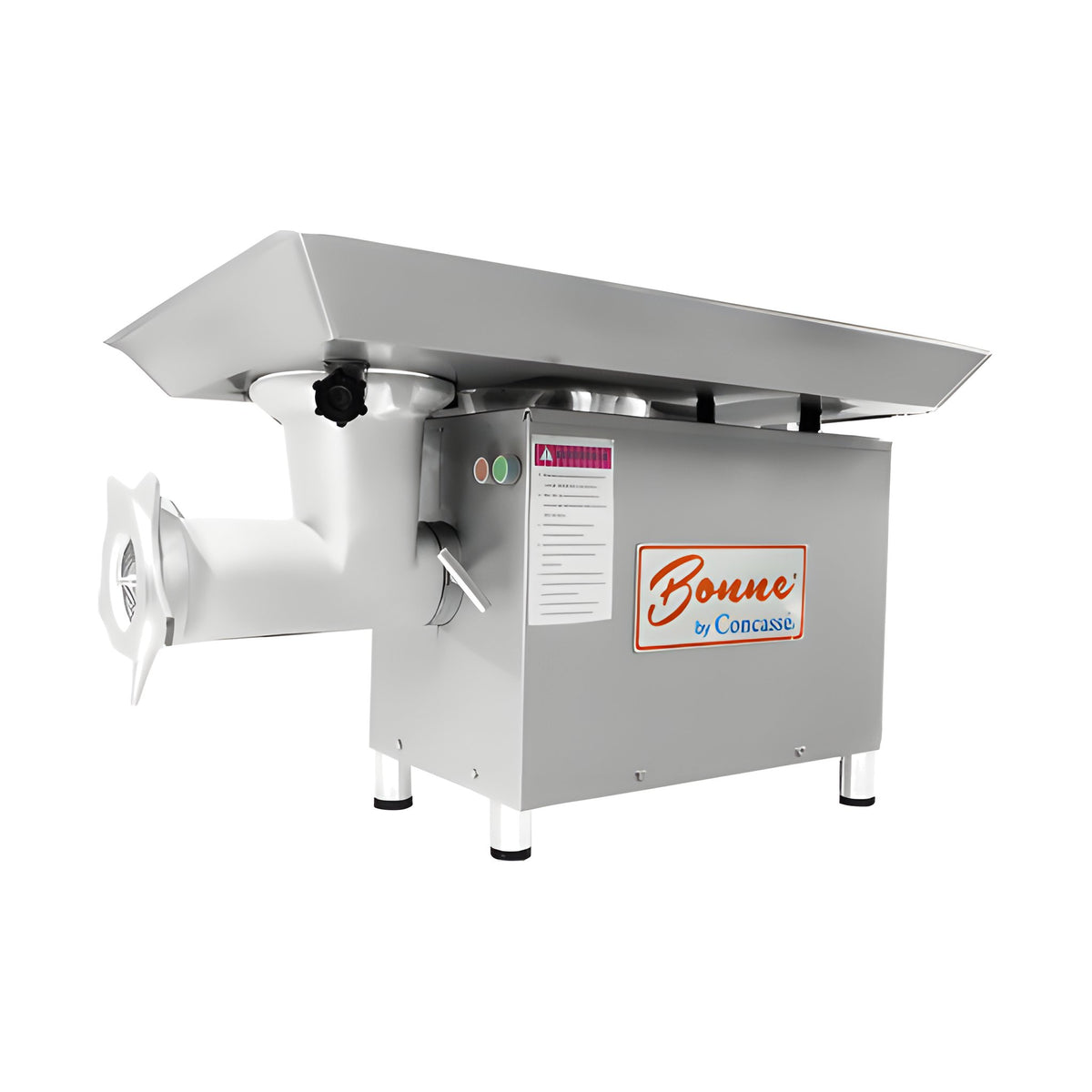 Molino de Carne #32 de Acero Inoxidable Bonne 3 HP 220 V 3F Sin pedestal