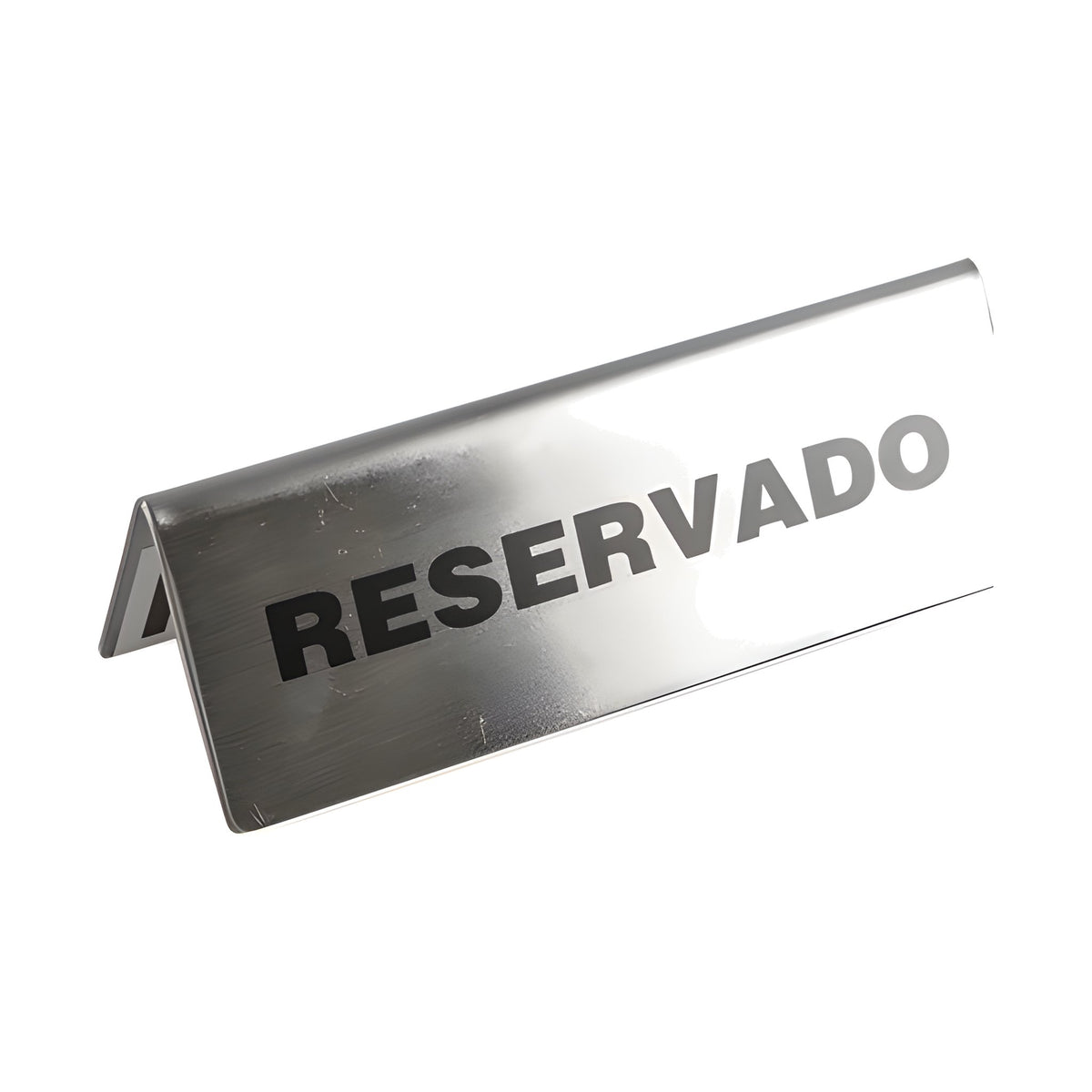 Letrero de Reservado para Mesa de Acero Inoxidable Concassé