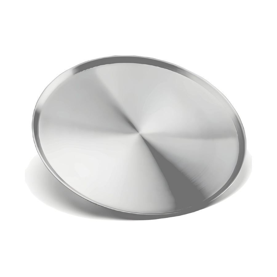 Charola Redonda de Aluminio para Pizza con Borde Concassé 10"
