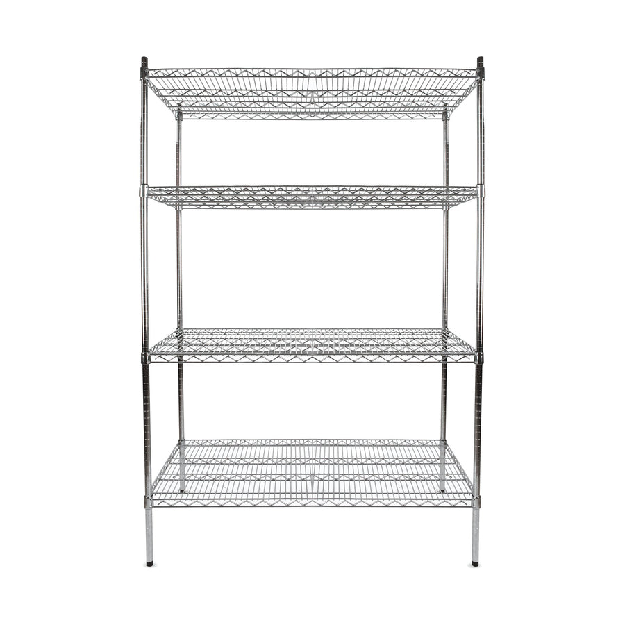 Juego de Estantería Cromada con Postes de 72" Concassé 36" x 18"