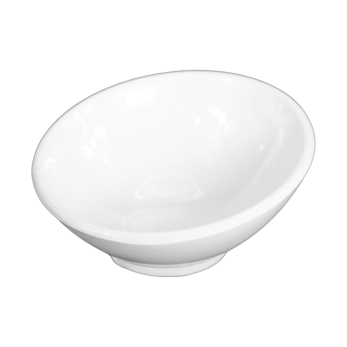 Bowl Inclinado de Melamina Concassé 10 cm Blanco #Color_Blanco