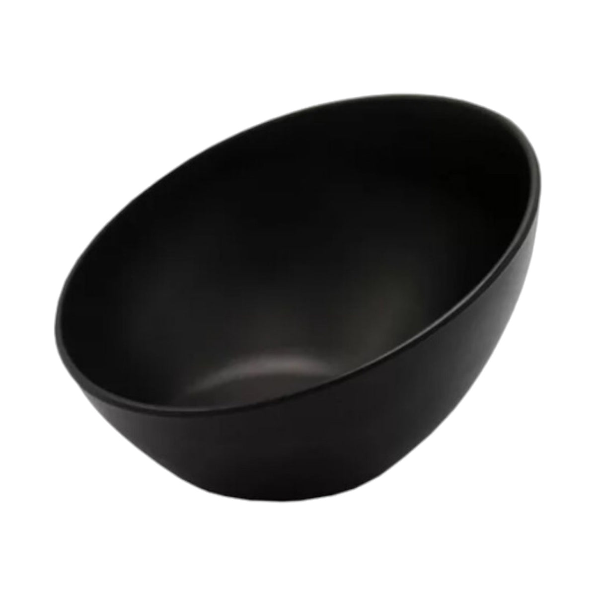 Bowl Inclinado de Melamina Concassé 13 cm Negro #Color_Negro