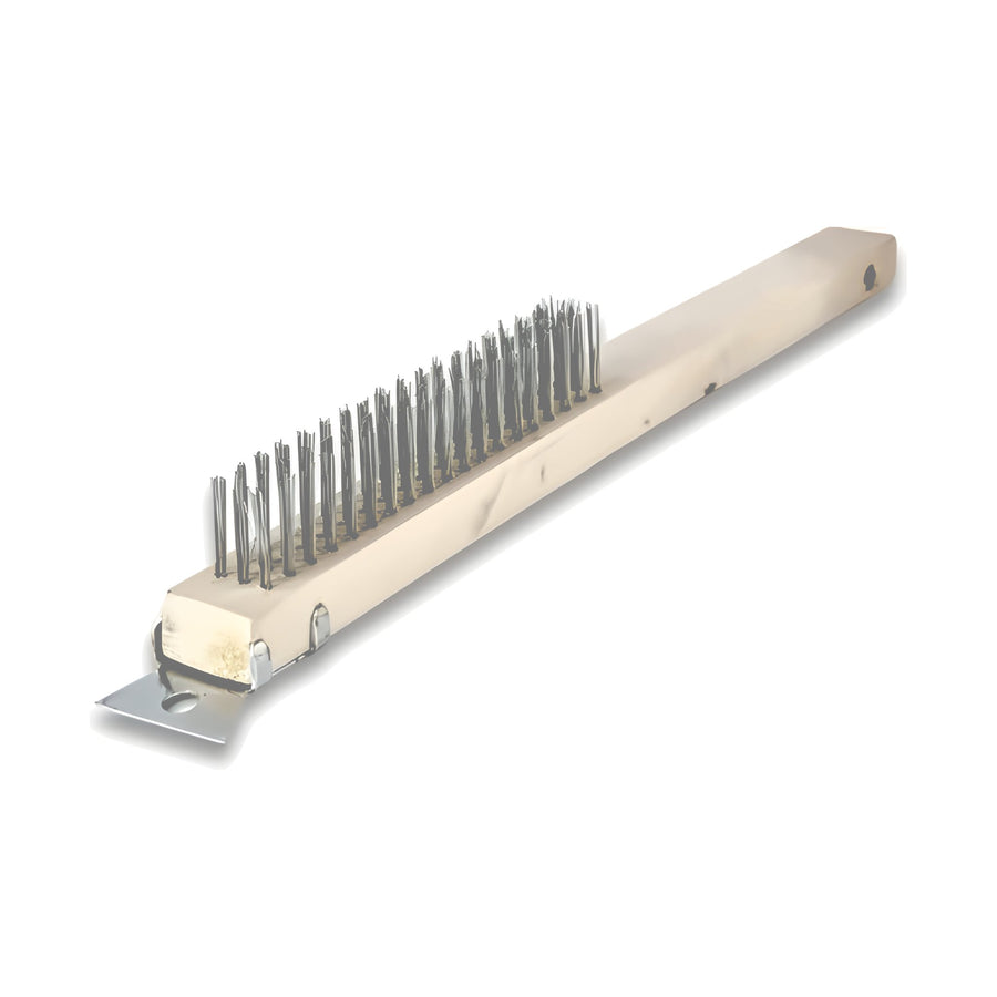 Cepillo para Limpieza de Asador 50 cm Mango de Madera Concassé