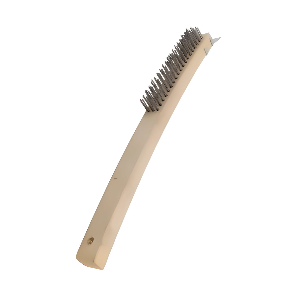 Cepillo para Limpieza de Asador 36 cm Mango de Madera (Docena) Concassé