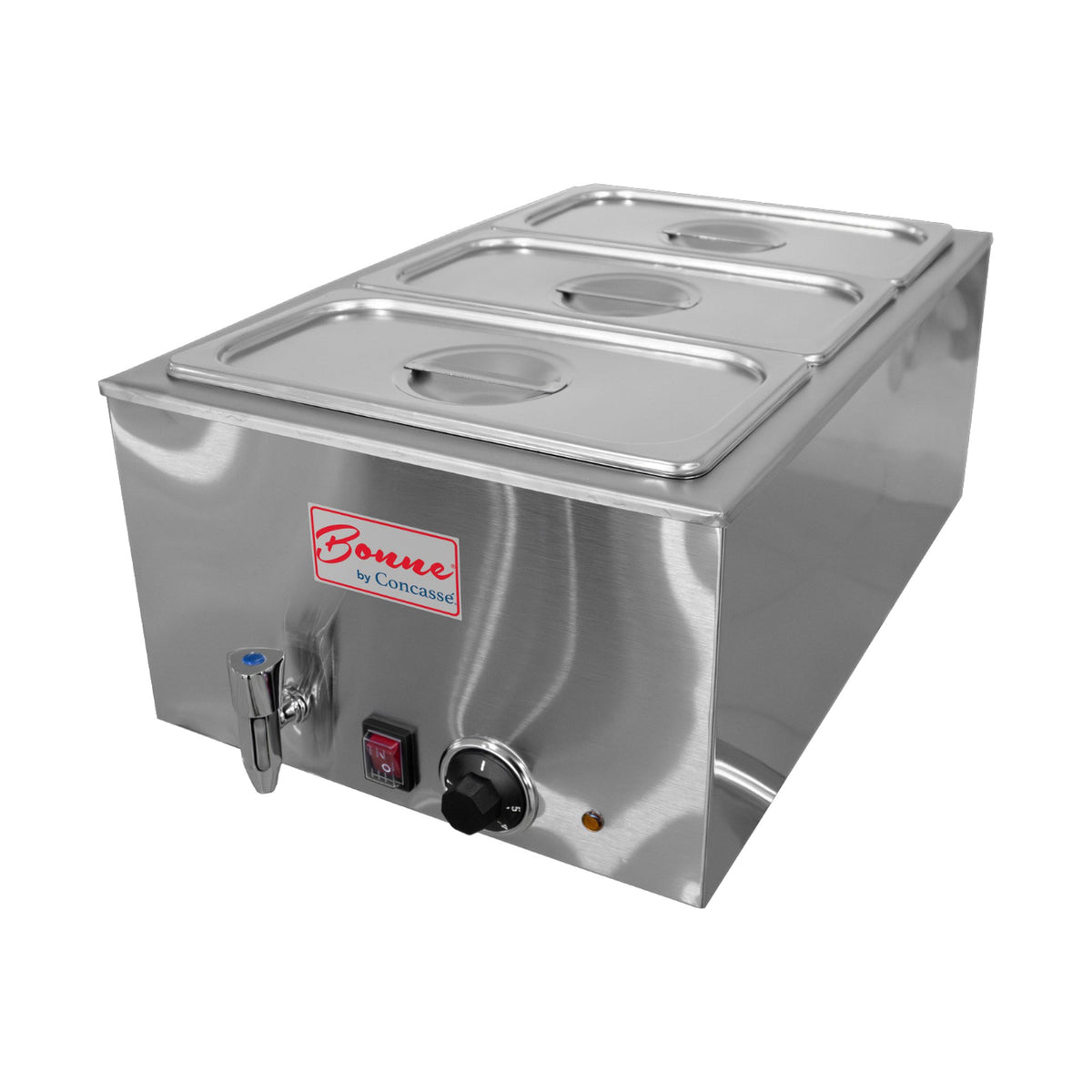 Chafer Eléctrico de Lujo 1200 W Concassé Tercios