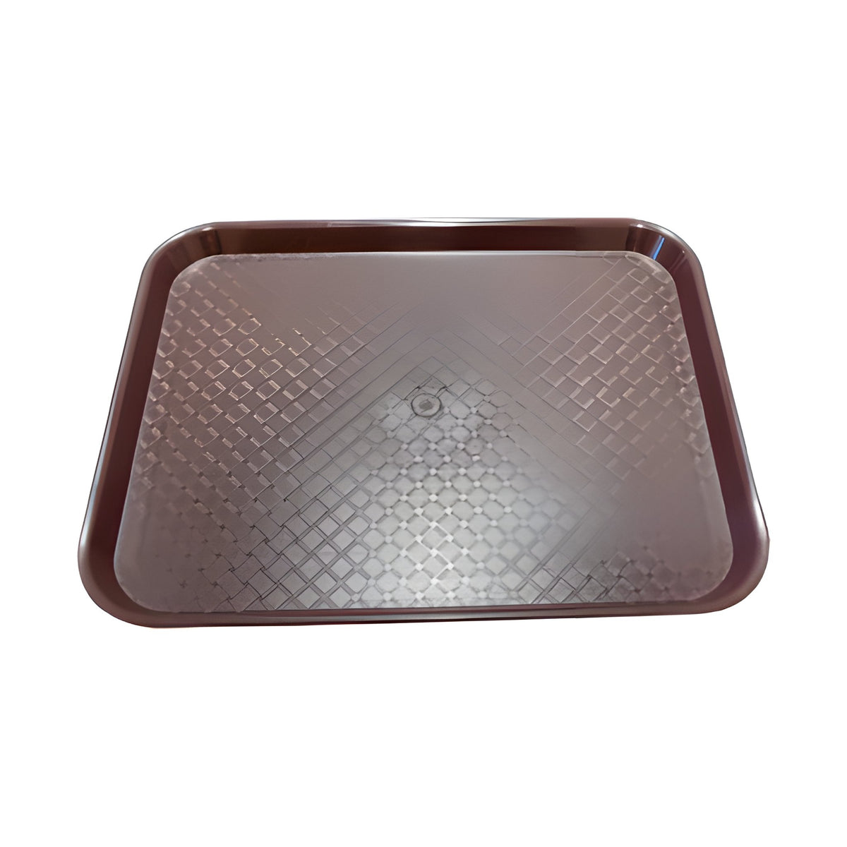 Charola Antiderrapante de Polipropileno Concassé 10" x 14" Café