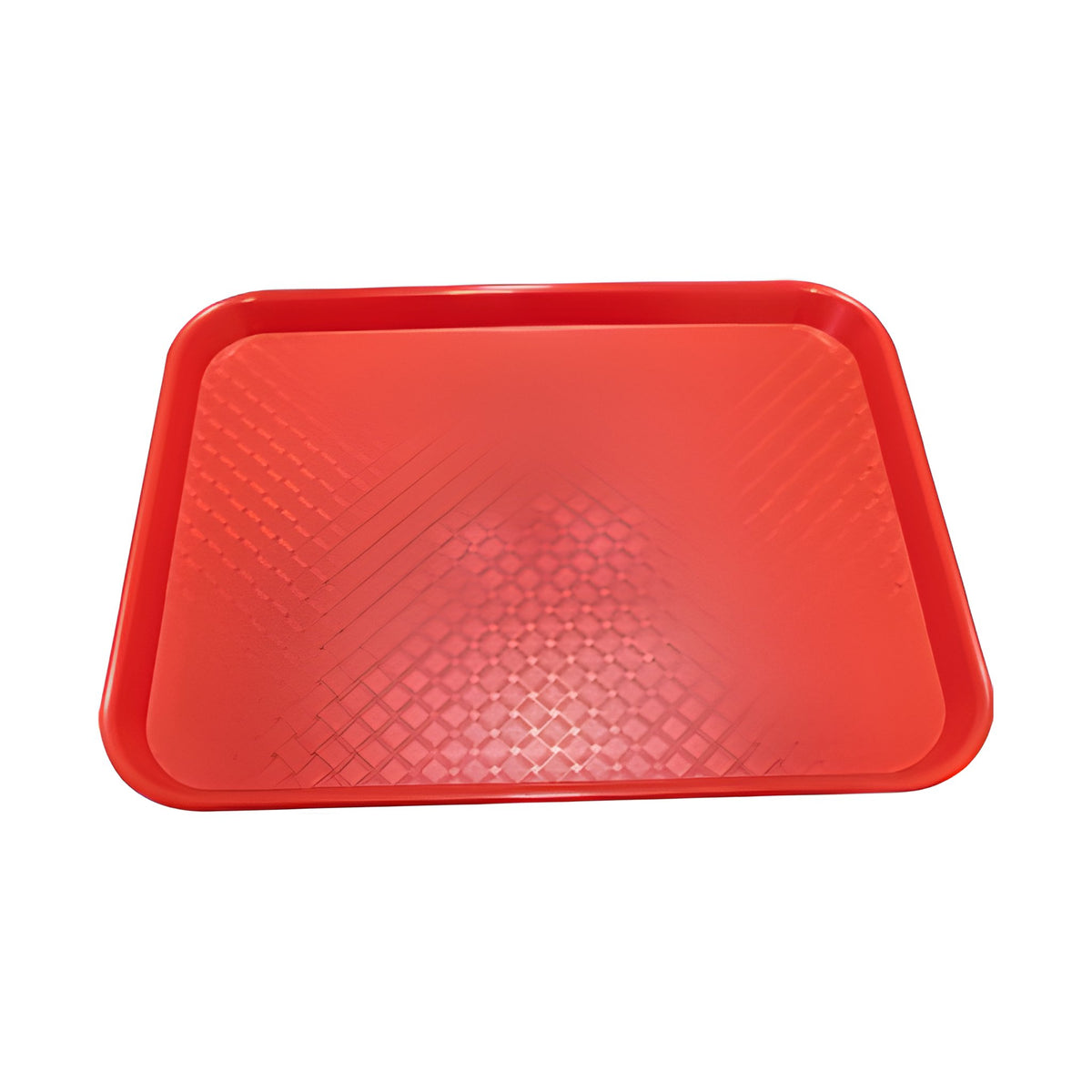Charola Antiderrapante de Polipropileno Concassé 14" x 18" Rojo