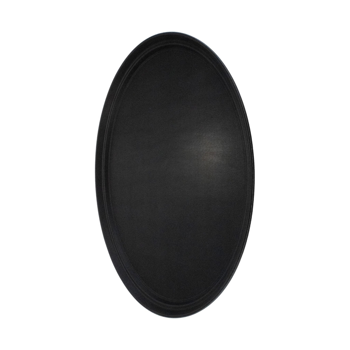 Charola Ovalada Antiderrapante Concassé 22" x 27" Negro #Color_Negro