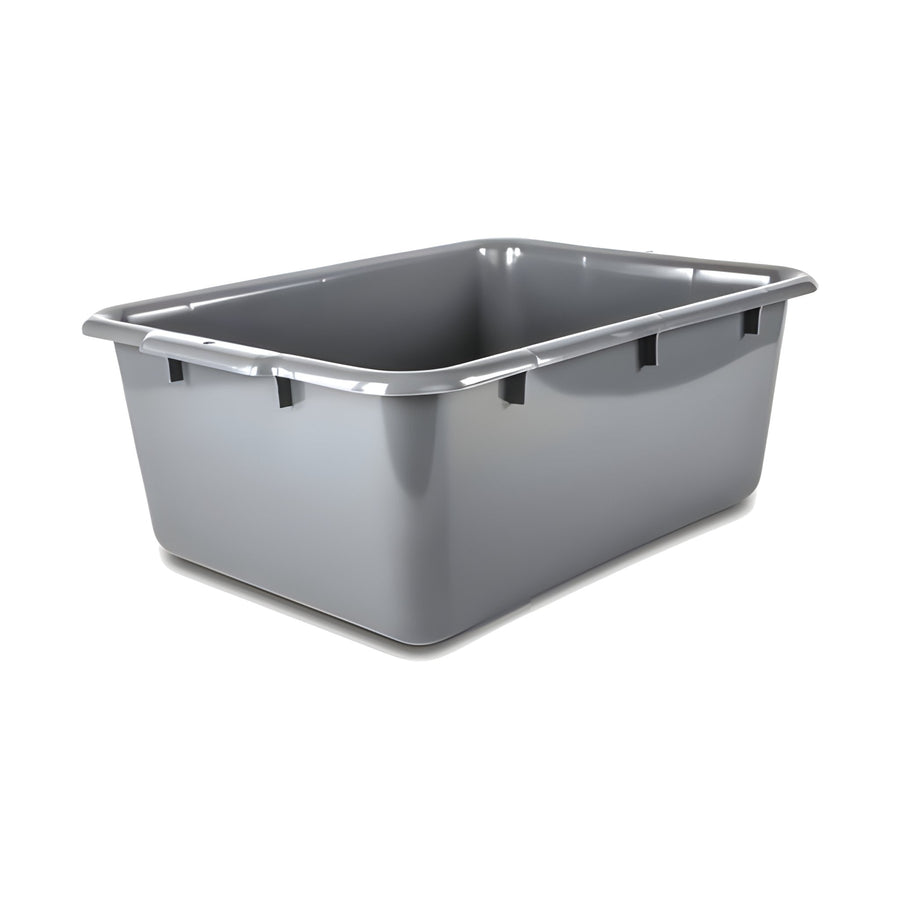 Charola Levanta Muertos de Plástico 20" x 15" Concassé 5" Gris #Color_Gris