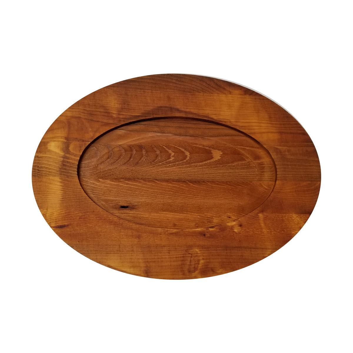 Base de Madera para Comal Concassé Comal para carne ovalado