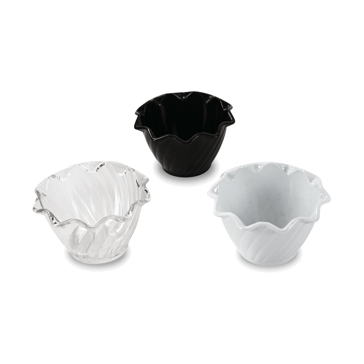 Copa de Policarbonato para Postre 5.5 oz Concassé Transparente #Color_Transparente
