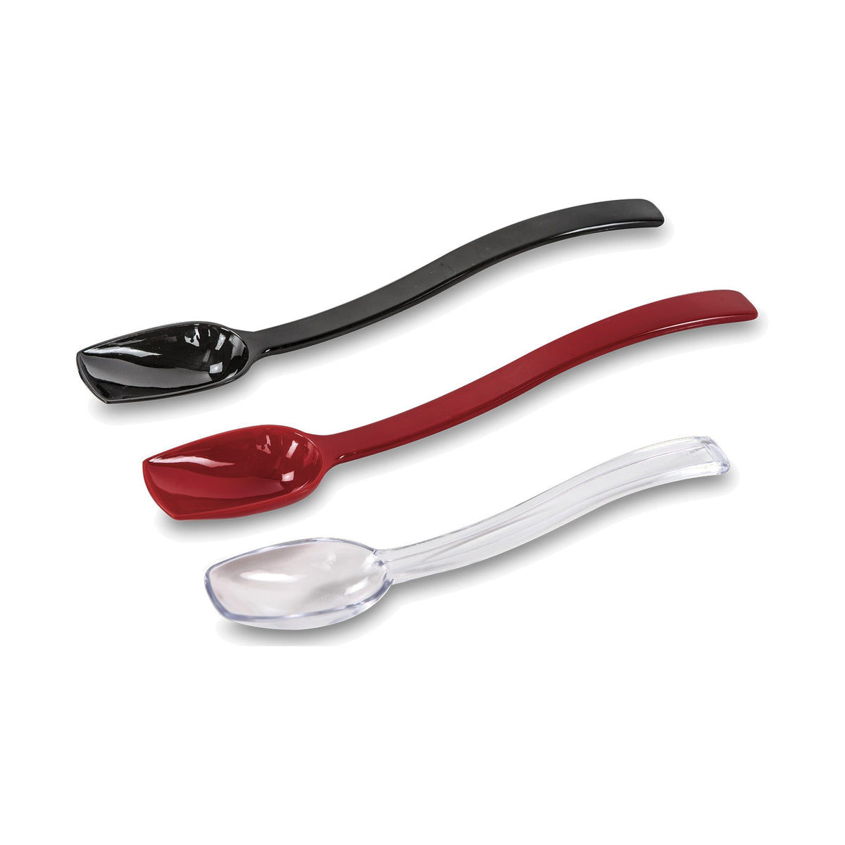 Cuchara de Policarbonato para Buffet Concassé 8" Negro #Color_Negro