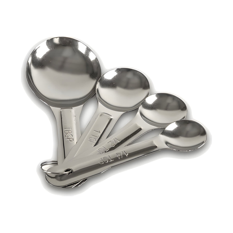 Juego de Cucharas Medidoras de Acero Inoxidable Concassé 4 piezas ligeras