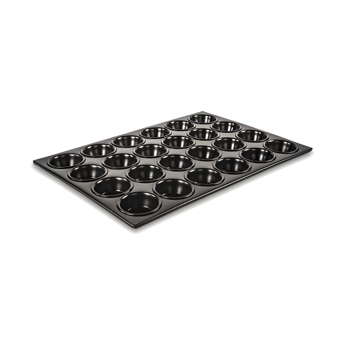Charola para Muffins de Aluminio con Teflón 24 Cavidades Concassé