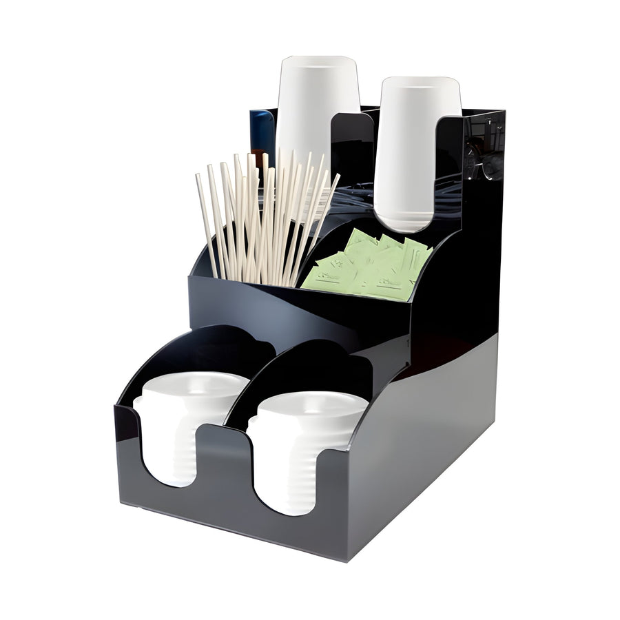 Organizador de Vasos de Café de Tres Pisos Concassé Dos líneas