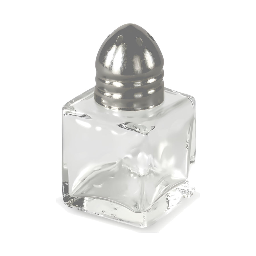 Salero de Vidrio Cuadrado Concassé 0.5 oz