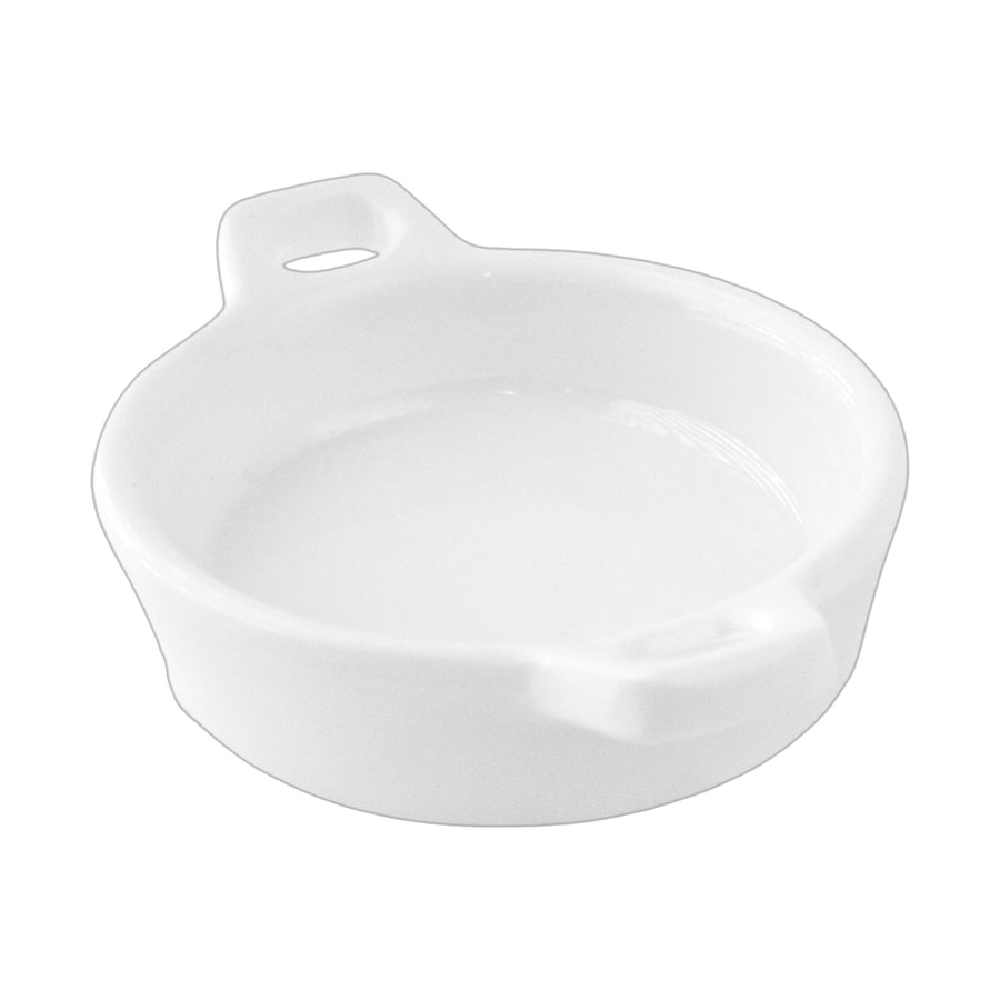 Salserita Redonda de Melamina Concassé Blanco #Color_Blanco