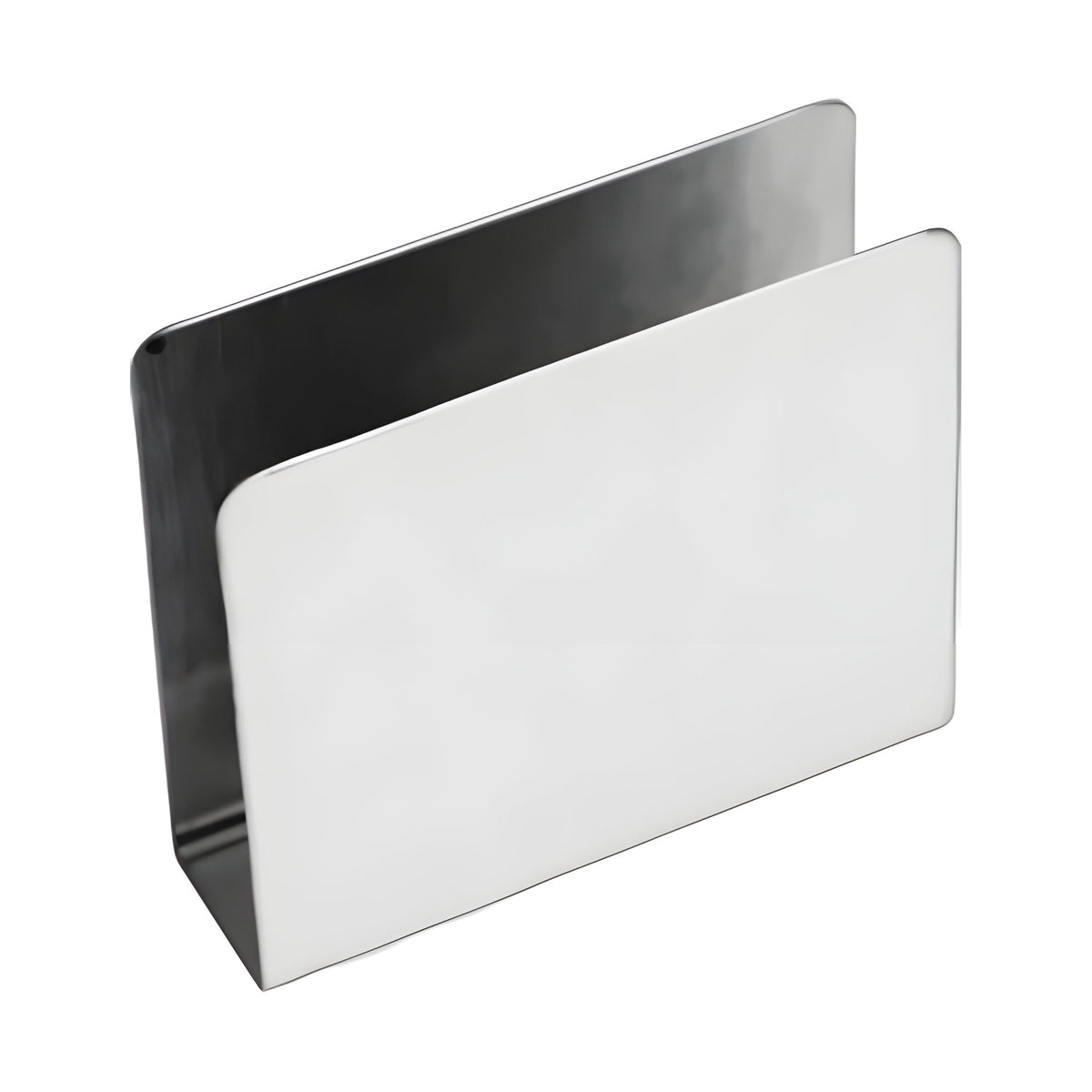 Servilletero de Acero Inoxidable 4" x 5" Concassé Sin base