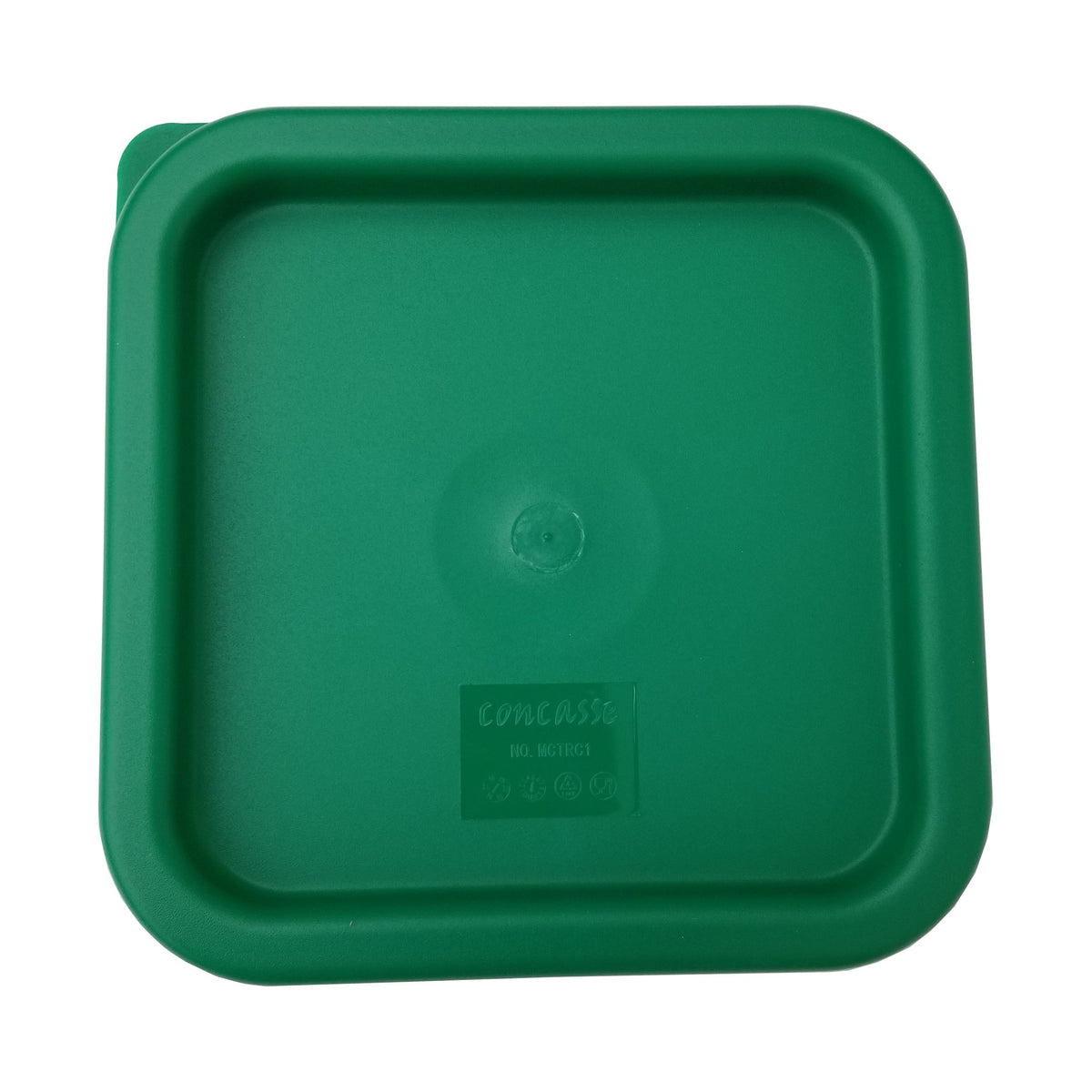 Tapa para Contenedor Cuadrado de Policarbonato Concassé 2 y 4 L (verde)