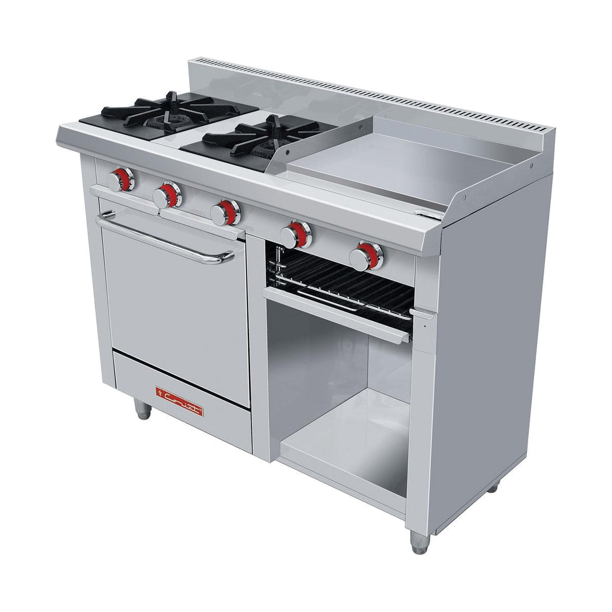 Estufa 2 Quemadores con Plancha y Horno Coriat Minichef Petit de Piso