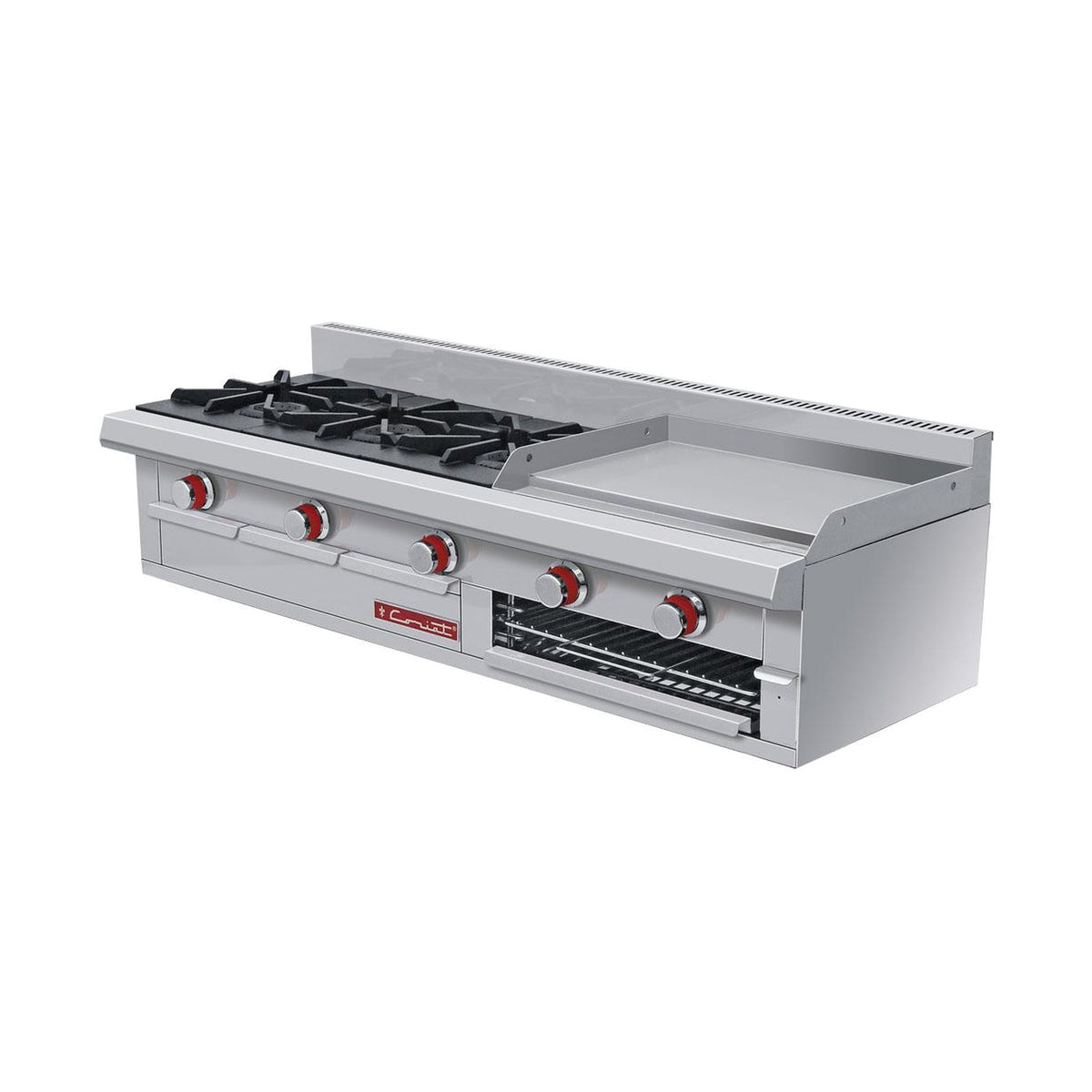 Estufa 3 Quemadores con Plancha Coriat EC-3-GRILL Petit de Mesa