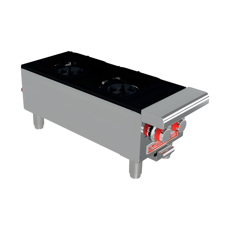 Parrilla 2 Quemadores Coriat PCV-2 HD de Mesa