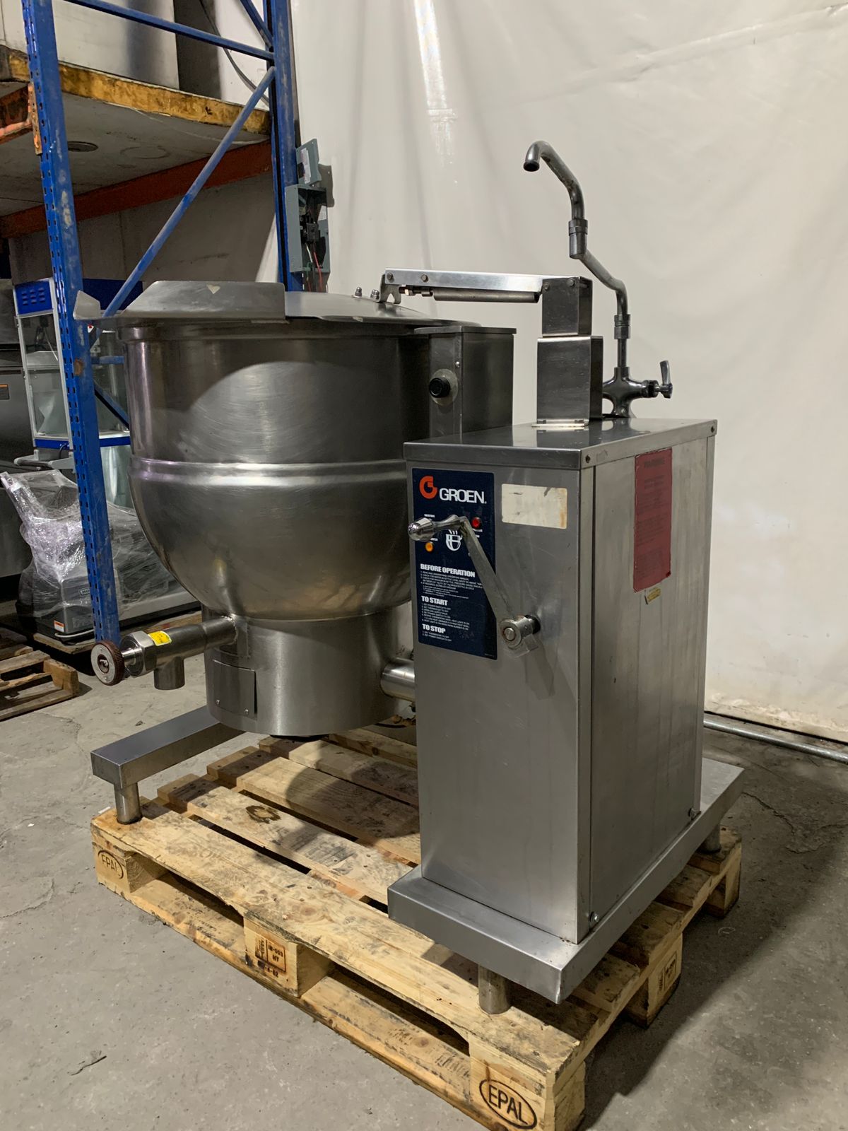 Marmita de Volteo 40 Galones Groen DHT/1-48 (Reacondicionado)