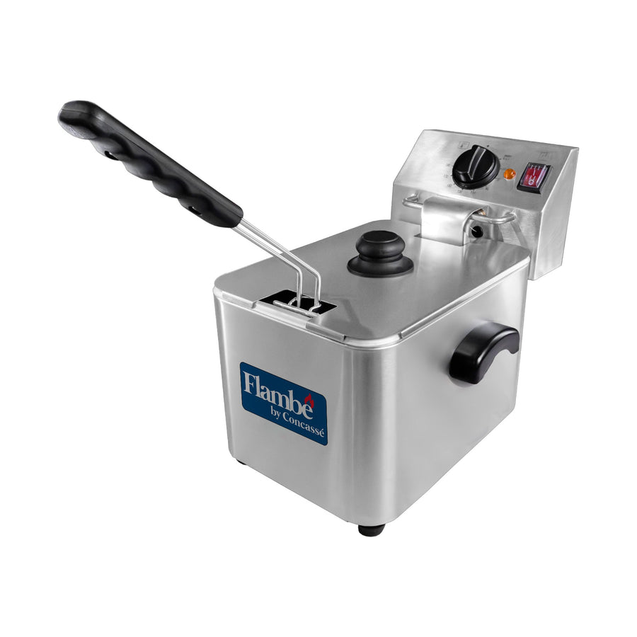 Freidora Eléctrica de Mesa Flambé 1 tina 4 L