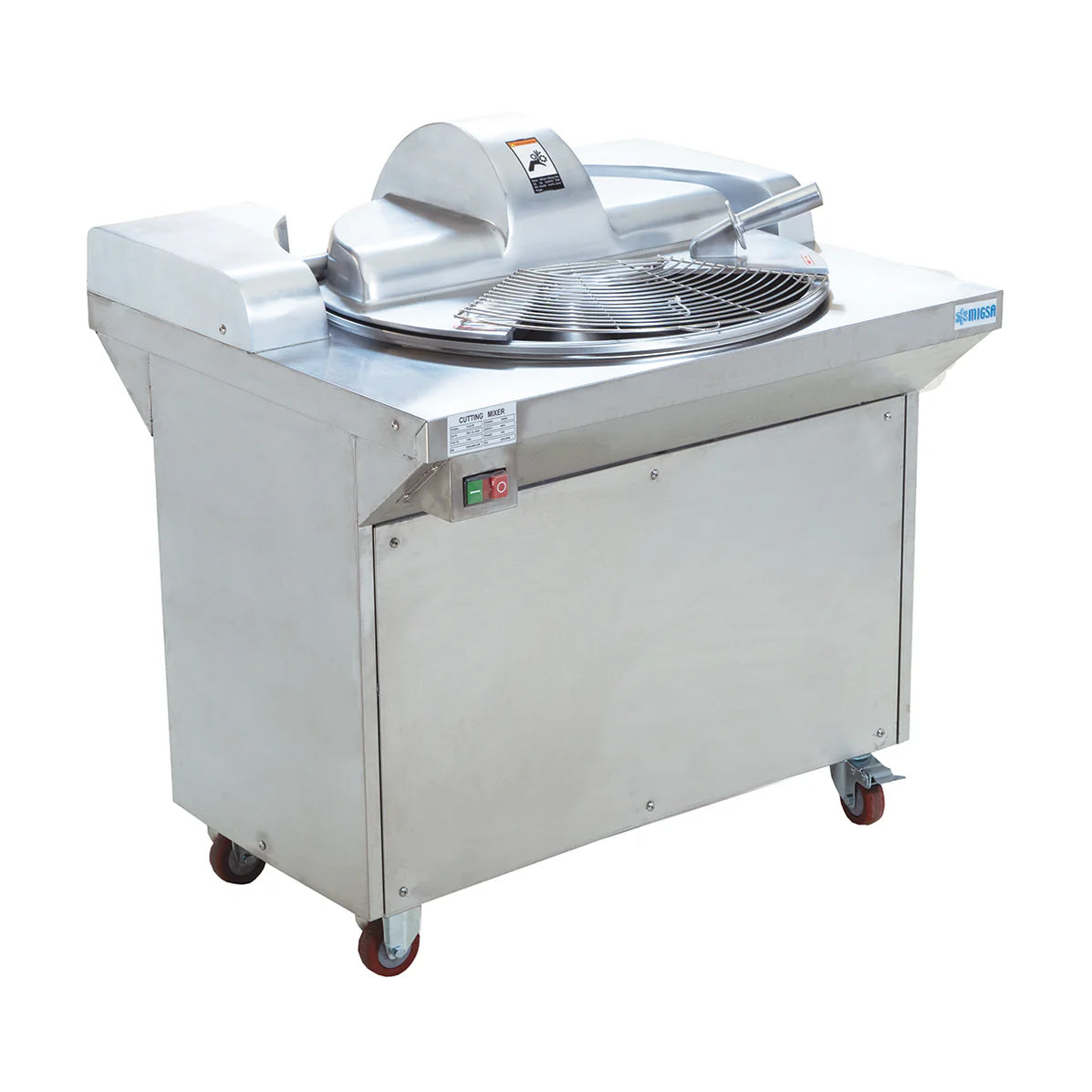 HLQ-20 MIGSA Maquina Cortadora Mezcladora De Alimentos Con Base Sobre Pisa