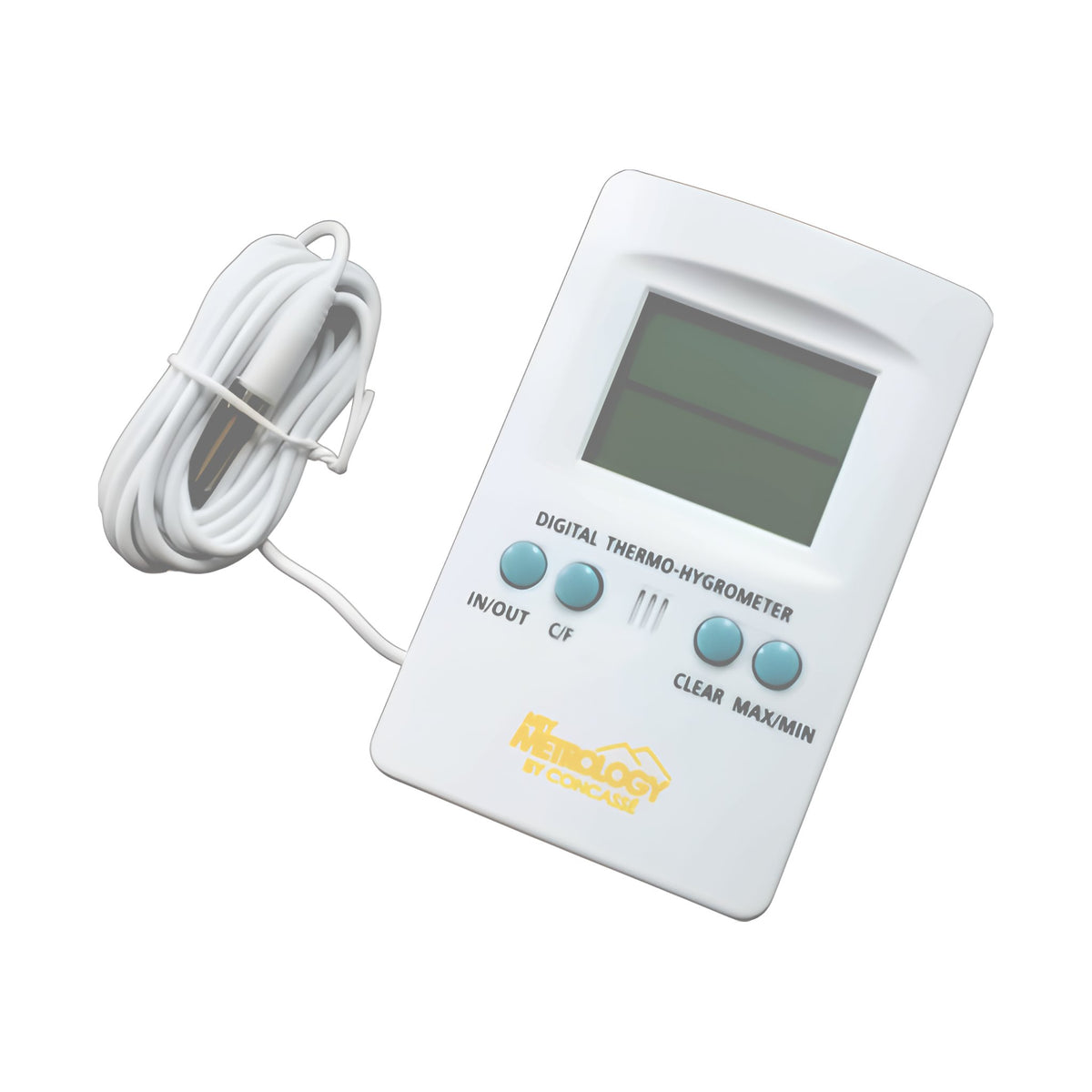 Termómetro Digital de Temperatura Interior y Exterior Metrology Con higrómetro y alarma