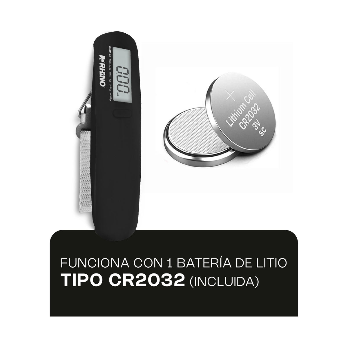 Báscula para Maletas 50 kg Rhino BAMA-50 · vista 4