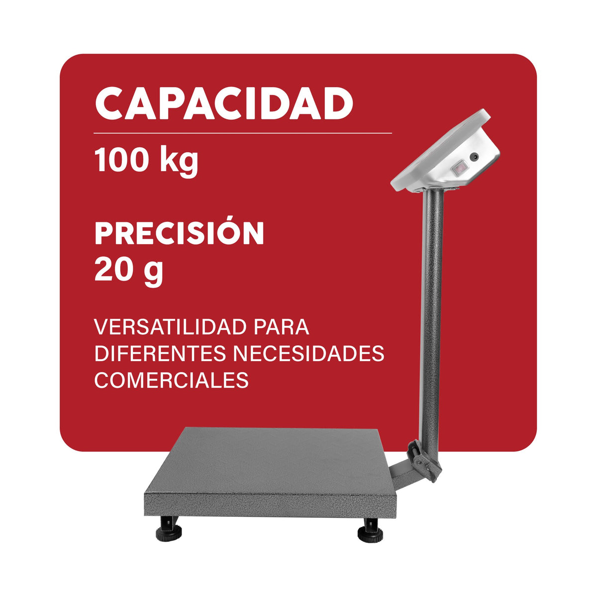 Báscula de Plataforma Plegable 100 kg Vinson BAPLE-100 · vista 3