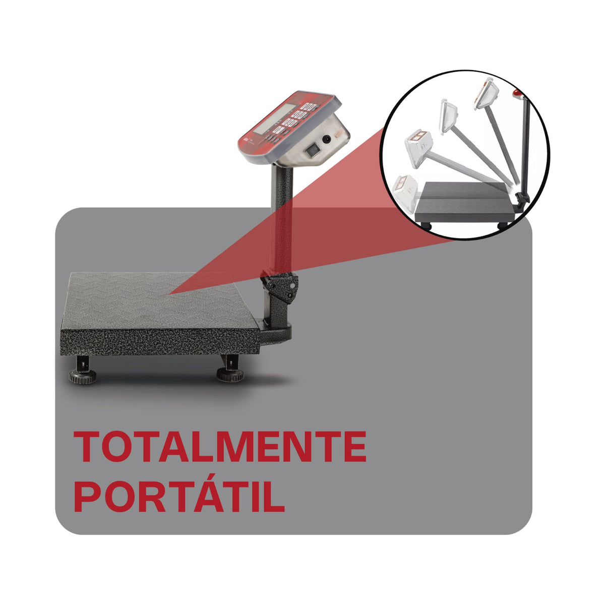 Báscula de Plataforma Plegable 60 kg Vinson BAPLE-60 · vista 3