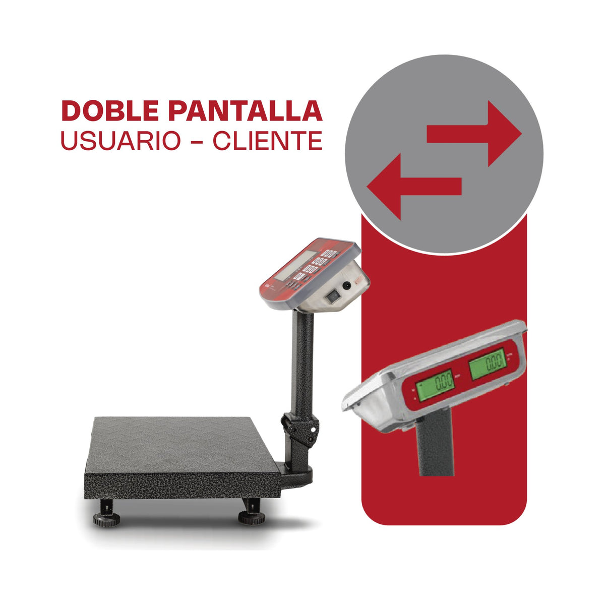 Báscula de Plataforma Plegable 60 kg Vinson BAPLE-60 · vista 4