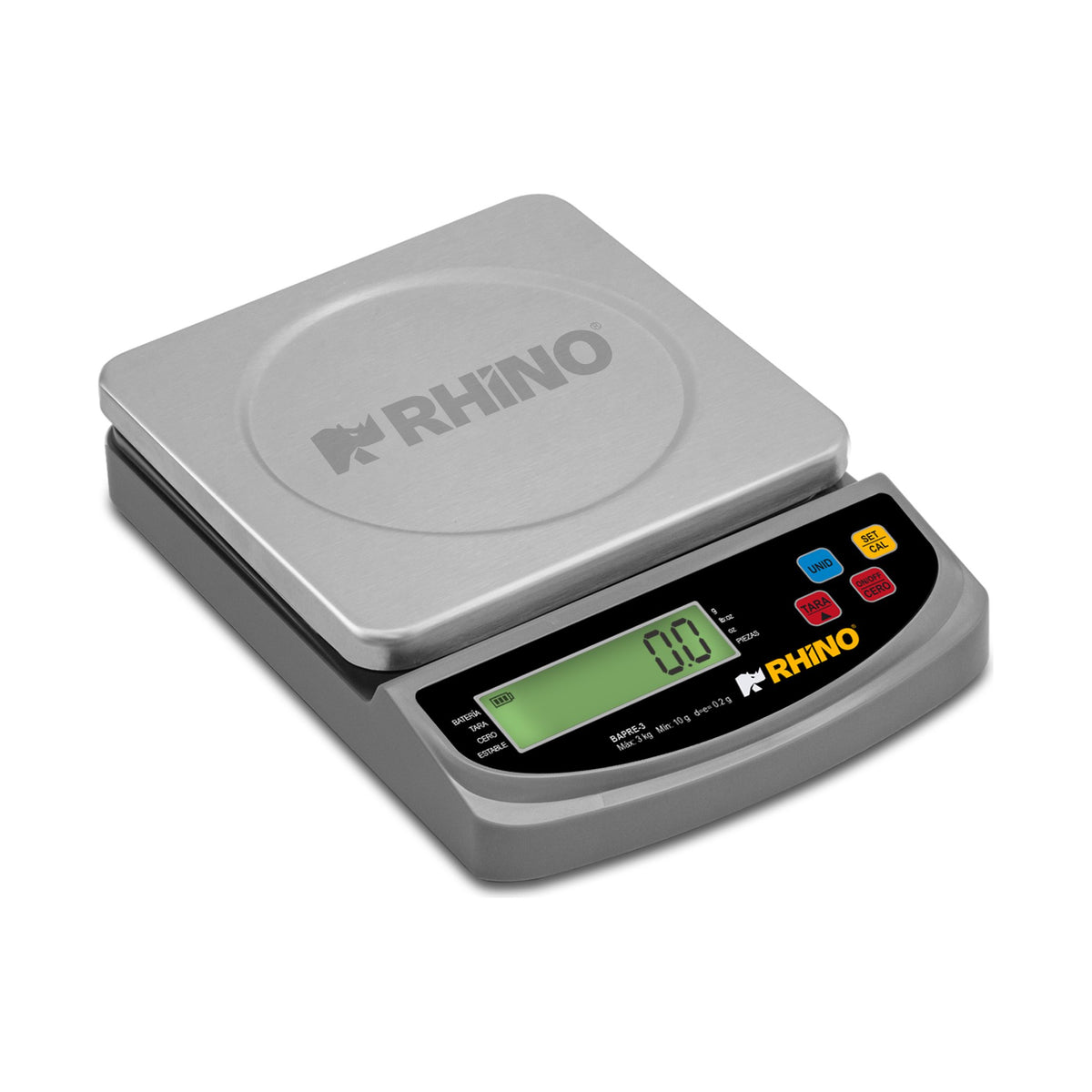 Báscula Electrónica de Precisión 3 kg Rhino BAPRE-3