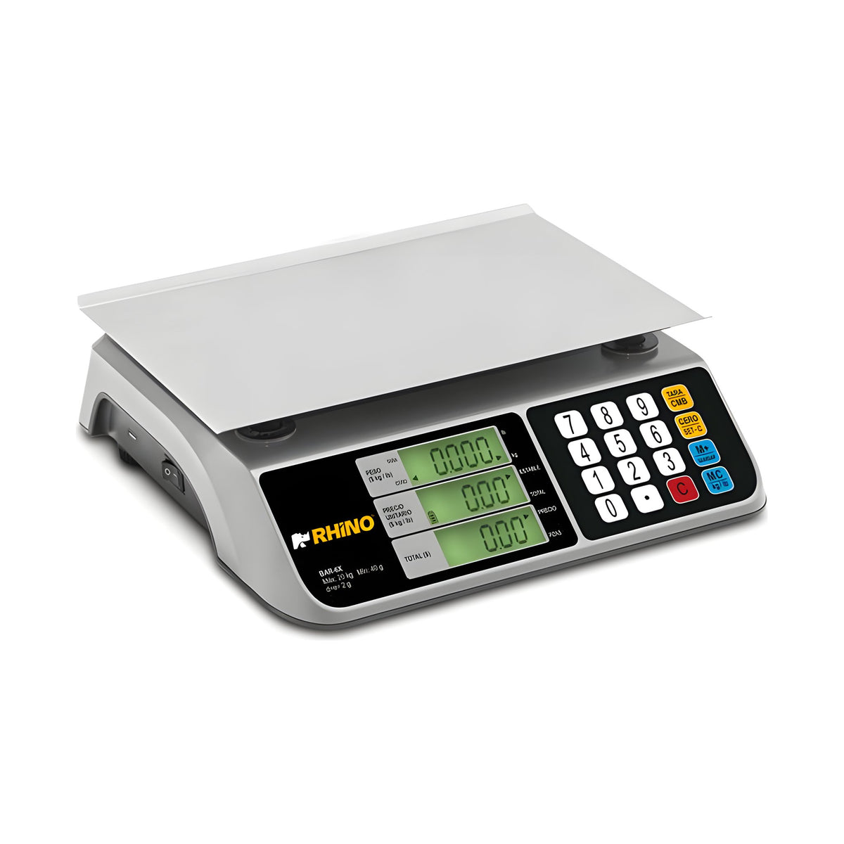 Báscula Electrónica Multifunciones con Puerto USB 20 kg Rhino BAR-6X