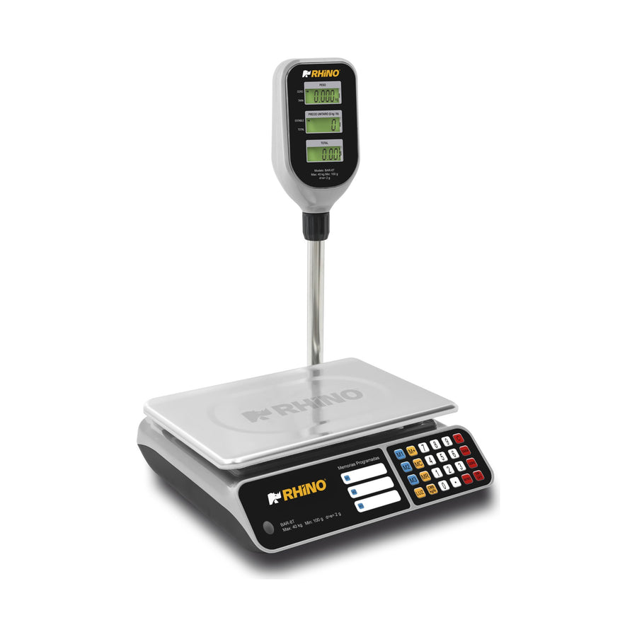 Báscula Electrónica Multifunciones con Torreta 40 kg Rhino BAR-8T