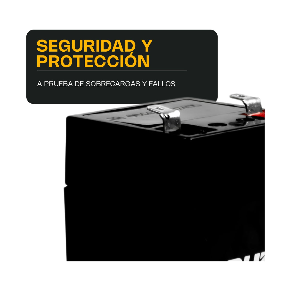 Batería Recargable 4V Rhino BAT-4VR · vista 4