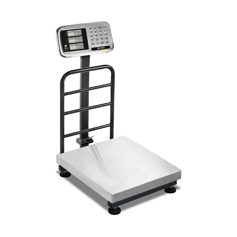Báscula de Plataforma Inoxidable Plegable 500 kg Rhino BP-500