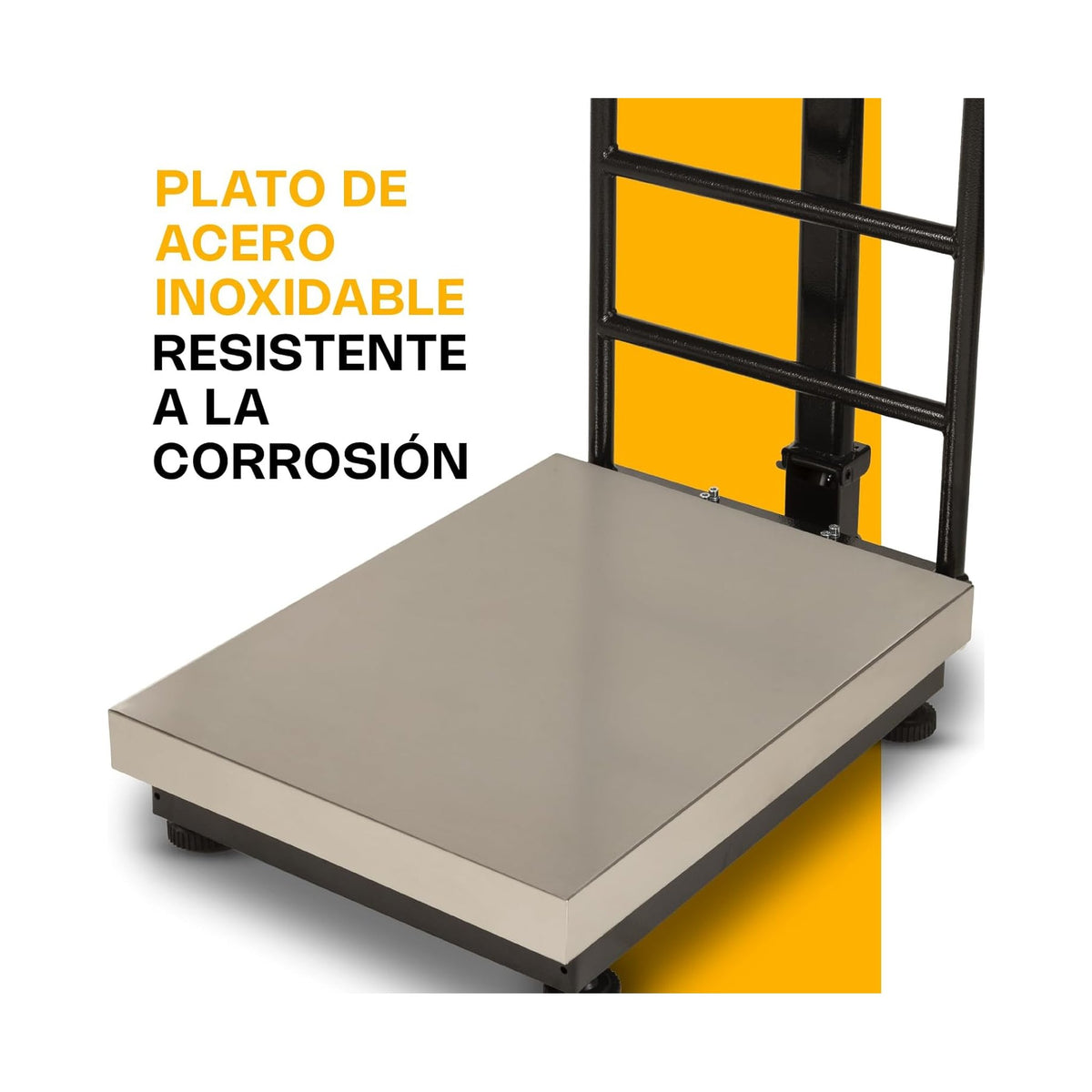 Báscula de Plataforma Inoxidable Plegable 500 kg Rhino BP-500 · vista 2