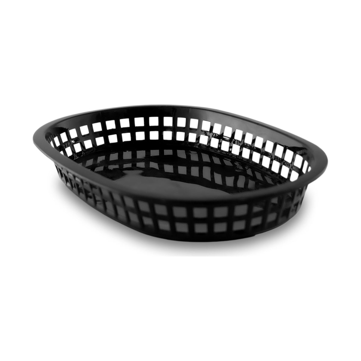Canasta de Plástico para Centro de Mesa Caledonia · Ovalada / Negro #Color_Negro