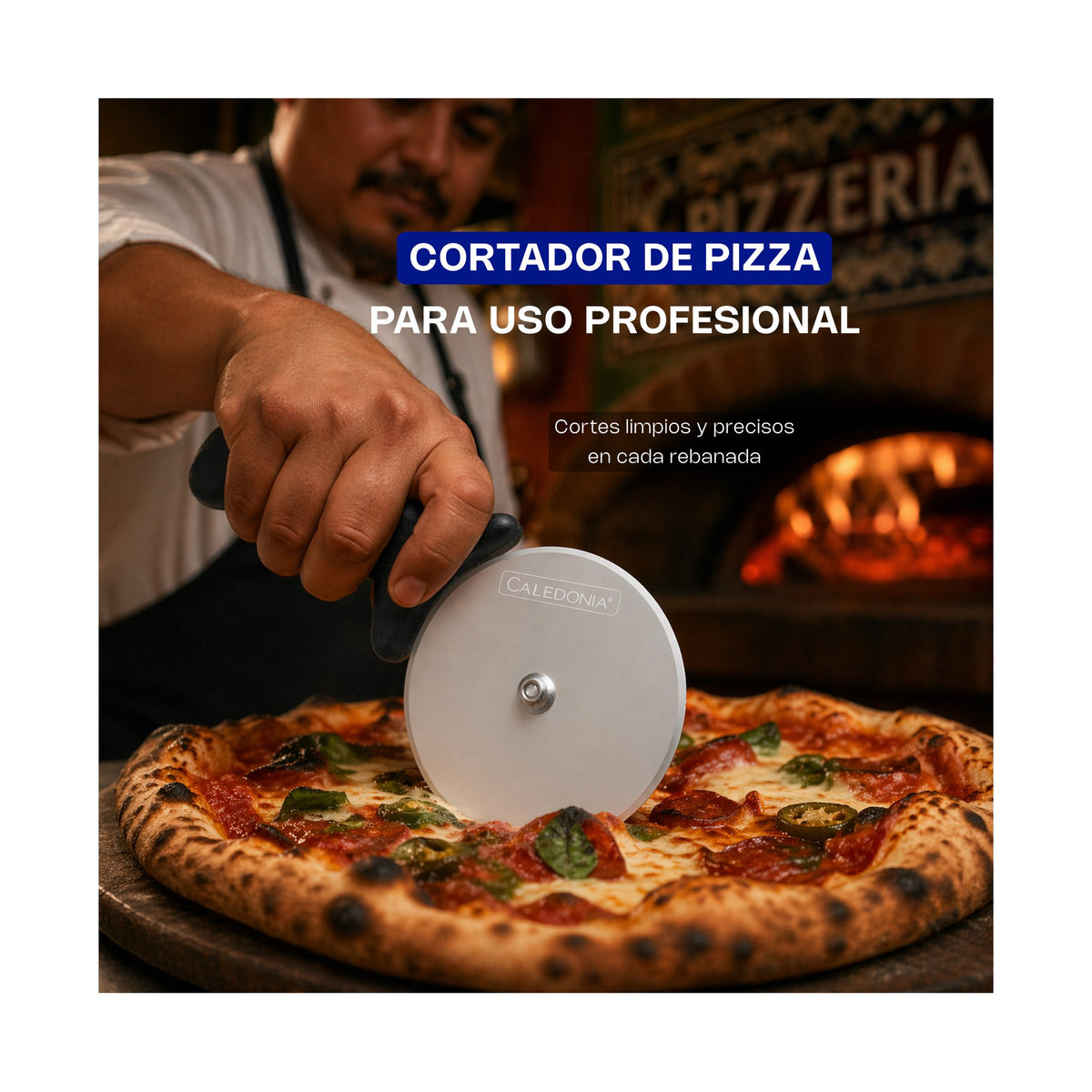 Cortador de Pizza Caledonia COPI-4 · vista 3