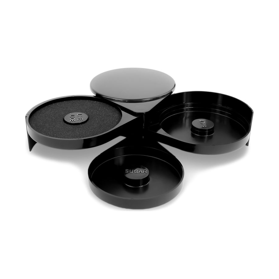 Escarchador de Vasos con 3 Bandejas Giratorias y Esponja Caledonia ESVA-3