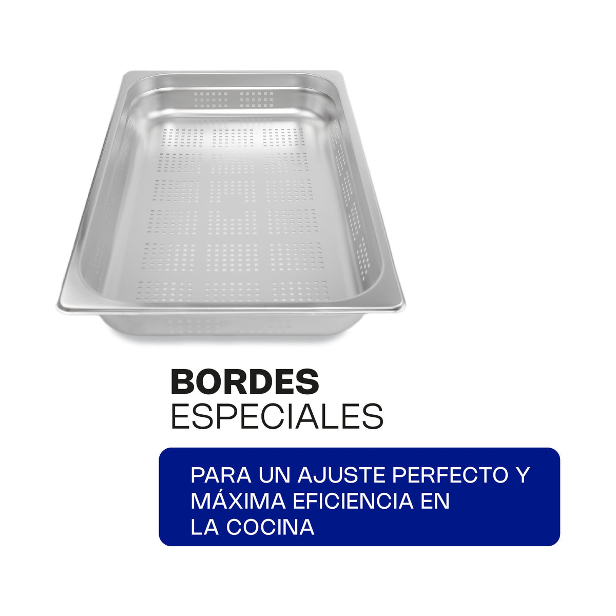Inserto Perforado de Acero Inoxidable Caledonia · Entero / 2 ½" · vista 4