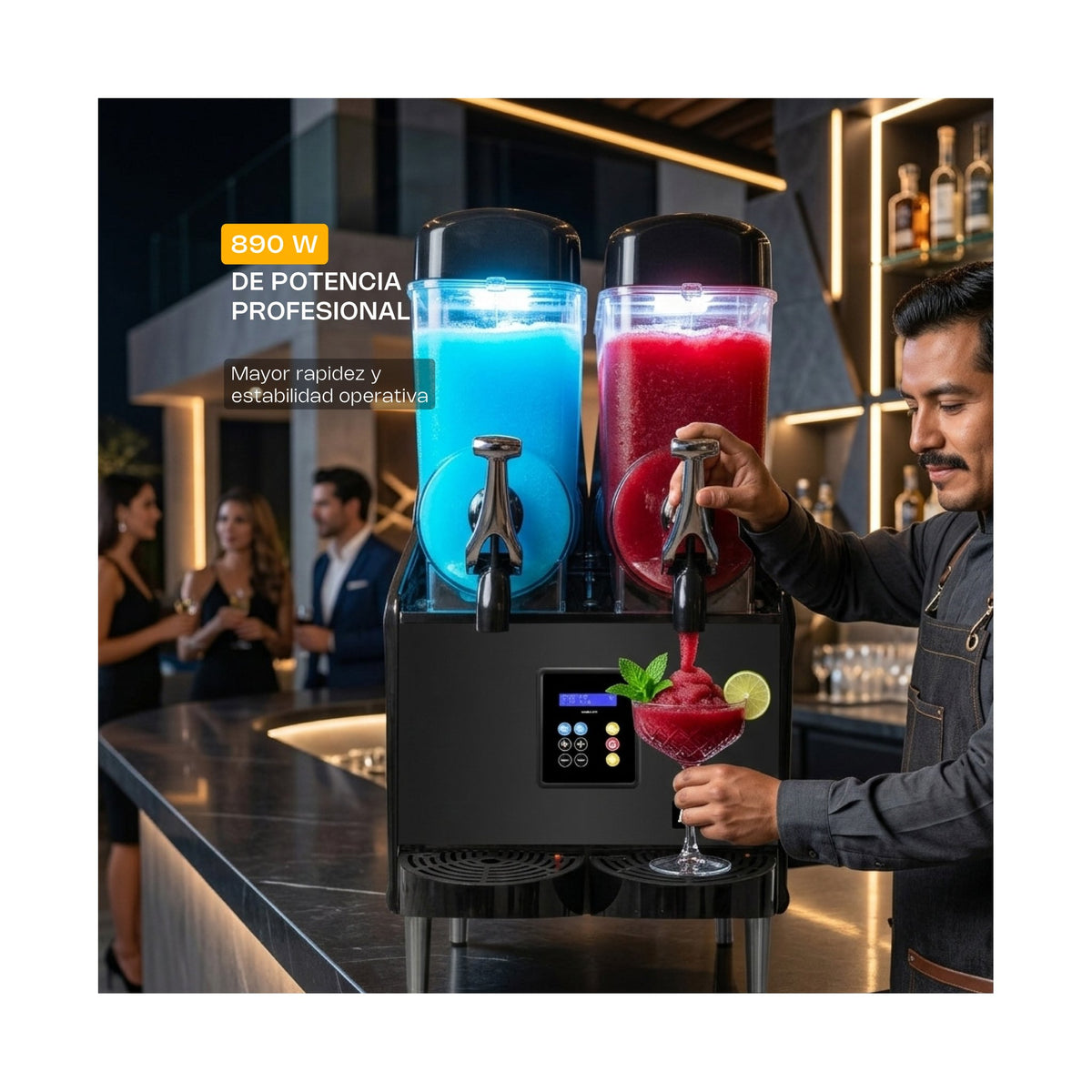 Máquina Granizadora Premium 24 L Rhino MAGRA-2TX · vista 3