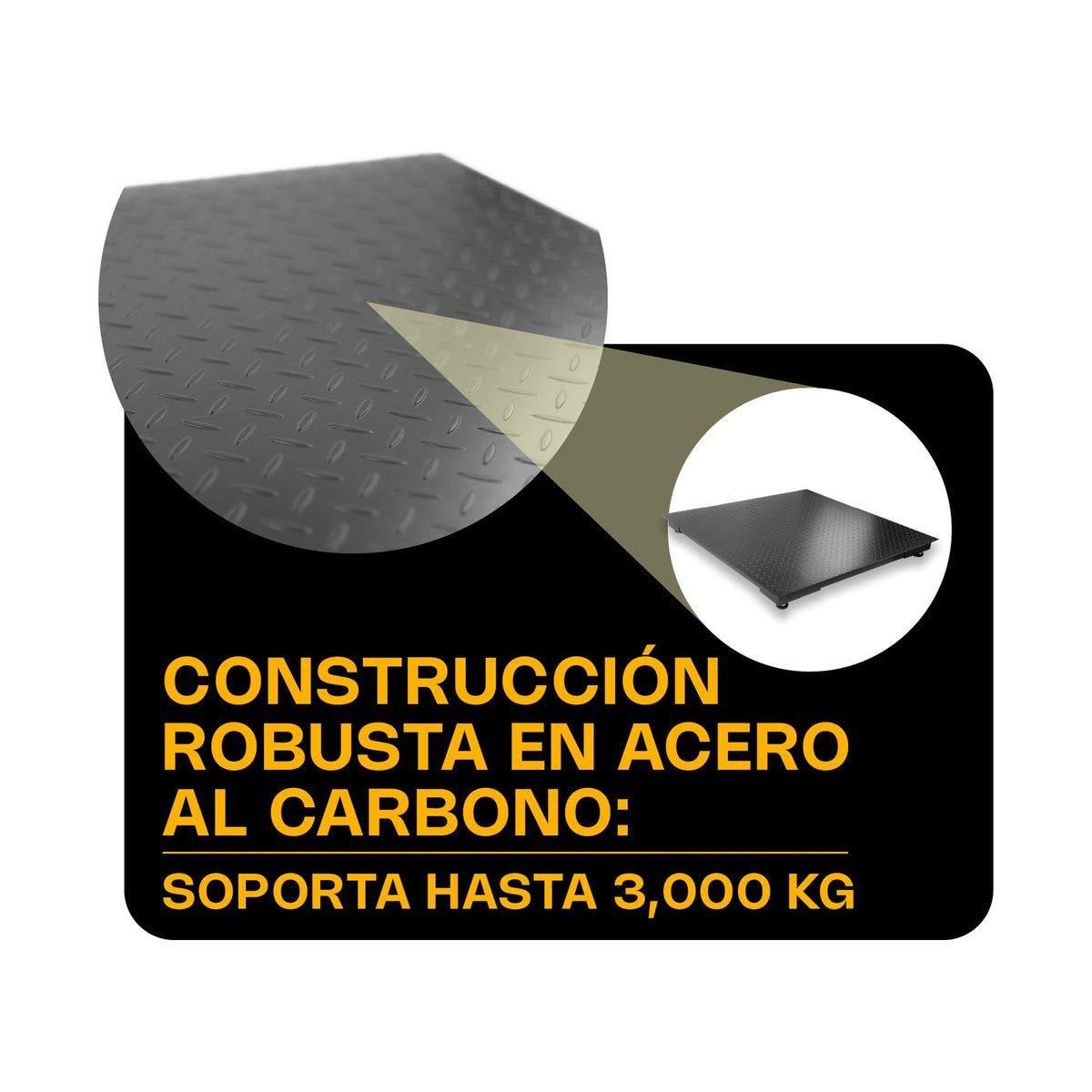 Plataforma Bajo Perfil 120 x 120 cm Rhino PLABA-12 · vista 2