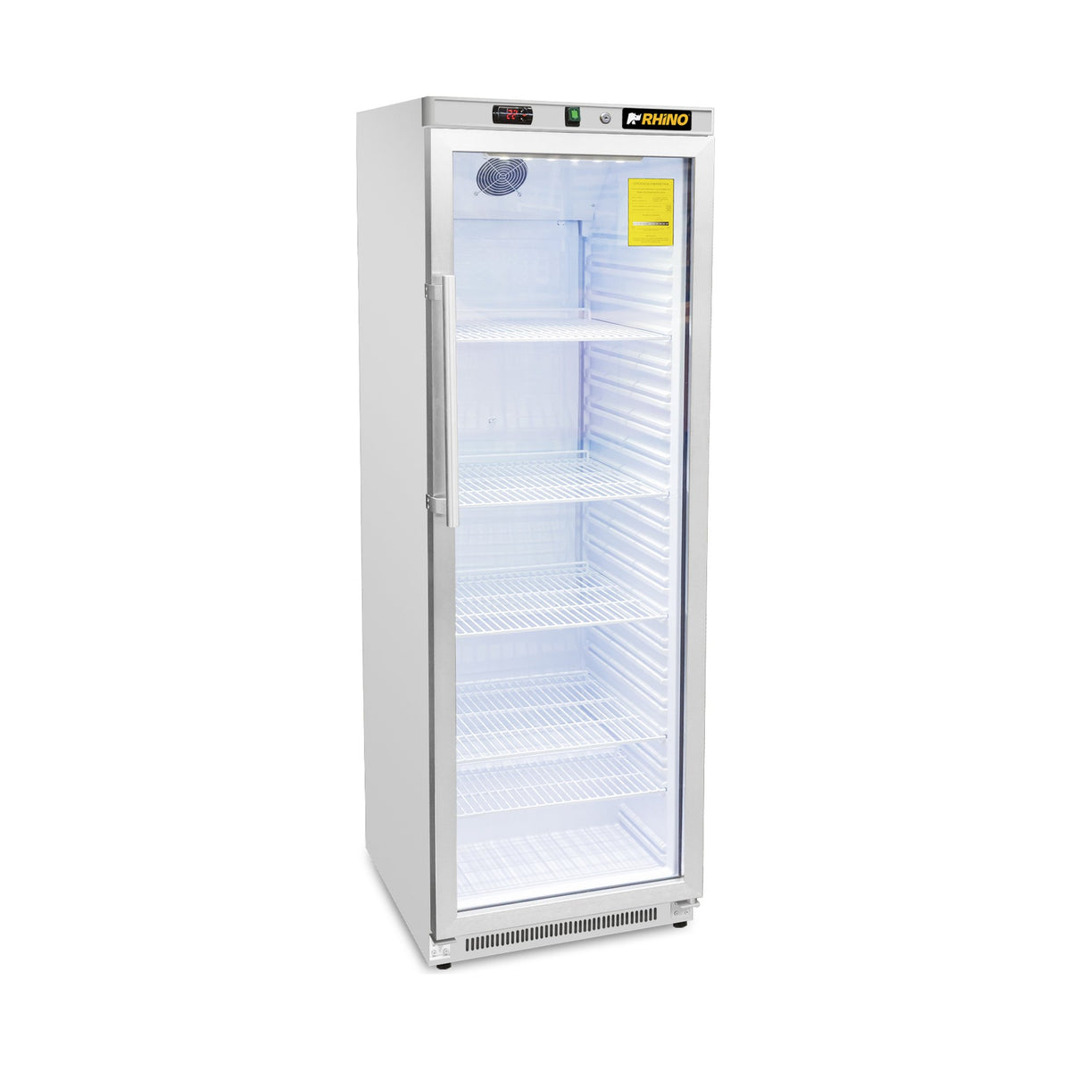 Refrigerador Vertical Puerta de Cristal Rhino REVEAB-13C · vista 4